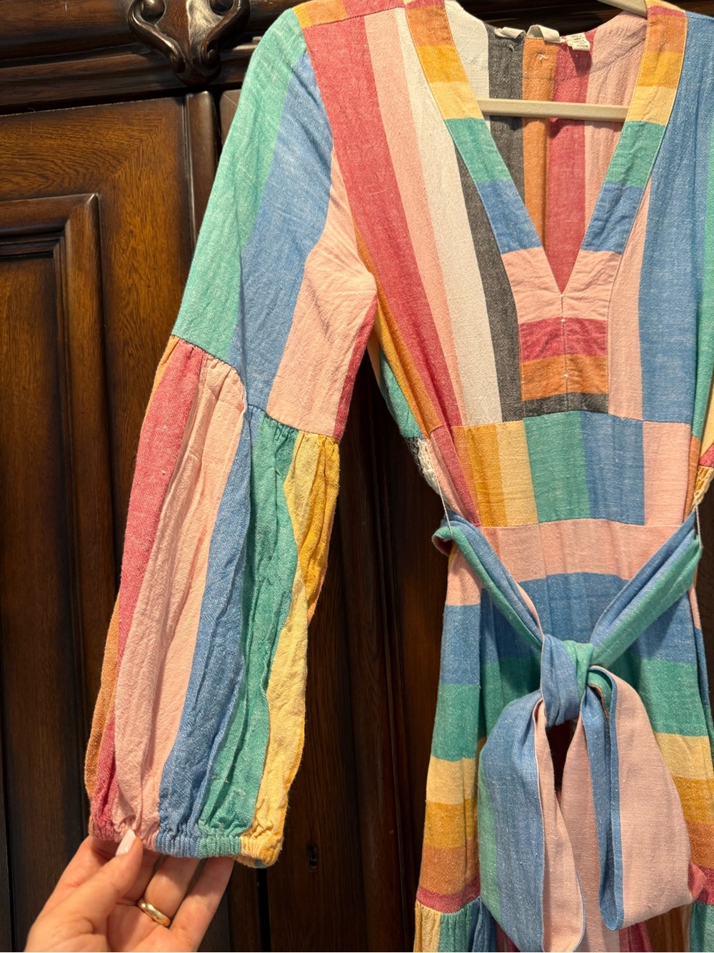 Billabong X Sincerely Jules Multicolor Striped Maxi Dress - Picture 2 of 4